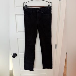Levi's 314 Shaping Straight Black Jeans